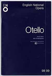 Programme for 'Otello'