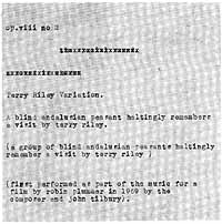 Prose Pieces: Terry Riley Variations