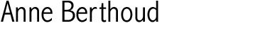 Anne Berthoud