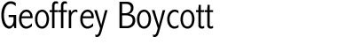 Geoffrey Boycott