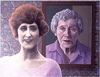 Portraits -- My Mother at 18 and 88