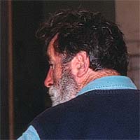 Photo of Tom Phillips, detail