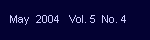 May 2004 Vol. 5 No. 4