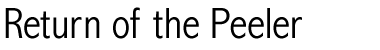 Return of the Peeler