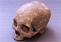 Treated Skulls : Humument Skull